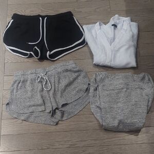 Dynamite Ardene Garage 4 Piece Bundle Athletic Shorts And Tops - Small